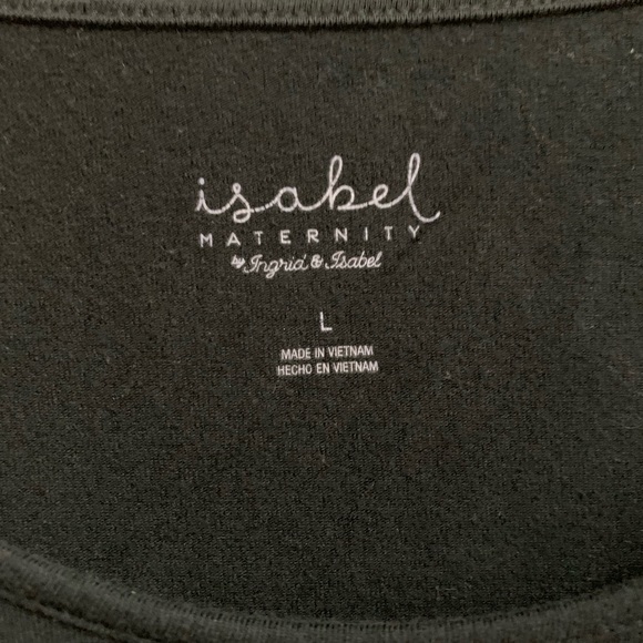 Isabel Maternity Black Midi Knit Dress - Picture 3 of 6